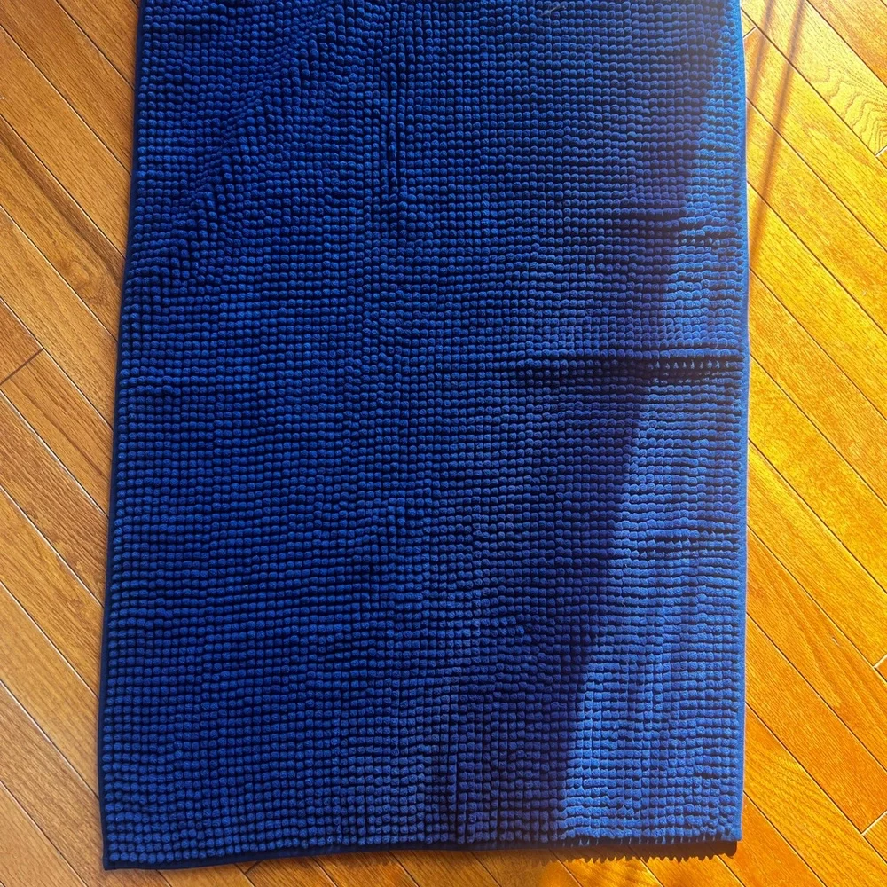 Blue Textured Rug